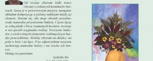 Wernisaż wystawy plastycznej Izabelli Bis – „Roślinne kolaże”